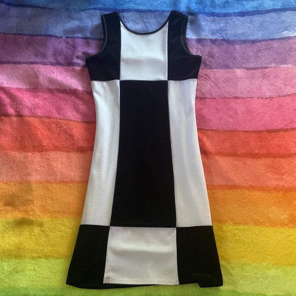 Vintage Color Block Dress
